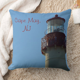 Nah-up Lighthouse Cape May, NJ Kissen