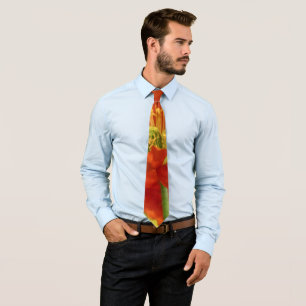 Nah-up Red Poppy Krawatte