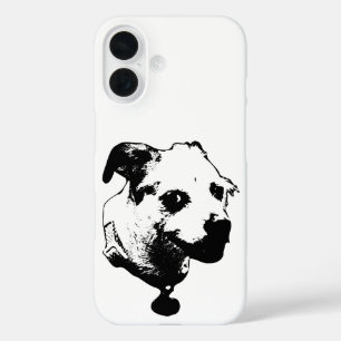 Nah-Up Terrier Mix Art iPhone Case