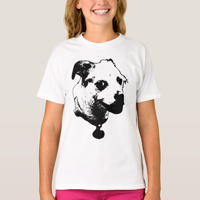 Nah-Up Terrier Mix Graphic T-Shirt (Vorderseite)
