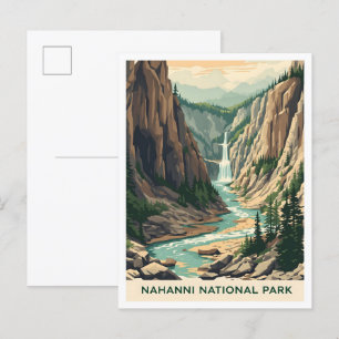Nahanni National Park Canada Travel Postkarte