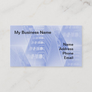 Nahaufnahme-Ansichten der Computer-Motherboards Visitenkarte