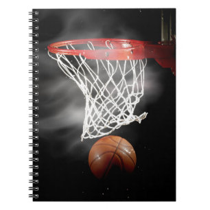 Nahaufnahme-Basketball-Notizbuch Notizblock