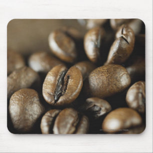 Nahaufnahme der Kaffeebohnen Mousepad