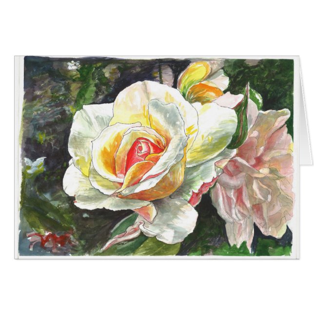 Nahaufnahme der Rosen (Vorderseite (Horizontal))