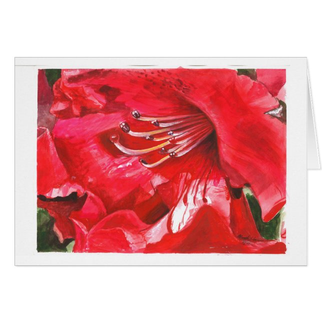 Nahaufnahme des Rhododendrons (Vorderseite (Horizontal))