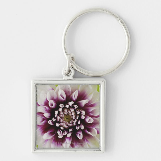 Nahaufnahme einer Blume 2 Schlüsselanhänger (Vorne)