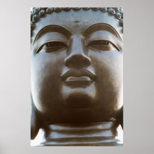 Nahaufnahme einer Buddha-Statue Poster