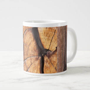 Nahaufnahme eines Astlochs, Kalifornien Jumbo-Tasse