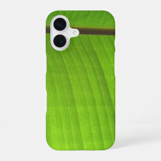 Nahaufnahme eines Bananenblatts iPhone 16 Hülle