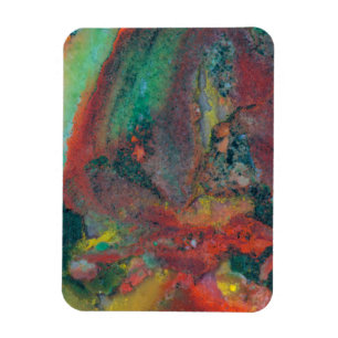 Nahaufnahme eines Christmas Jasper Magnet