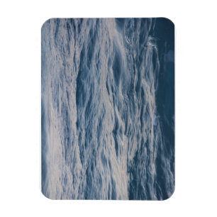 Nahaufnahme eines Meerwasserrippels Magnet