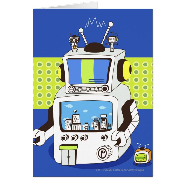 Nahaufnahme eines Roboters (Vorne)
