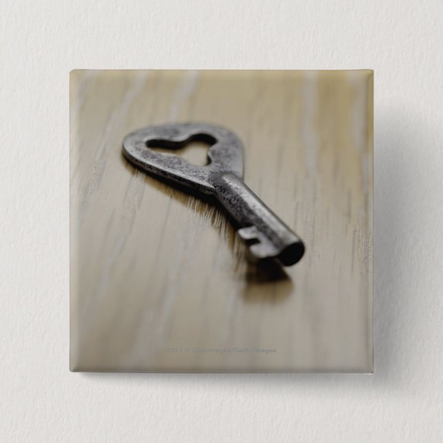 Nahaufnahme eines Schlüssels Button (Vorderseite)