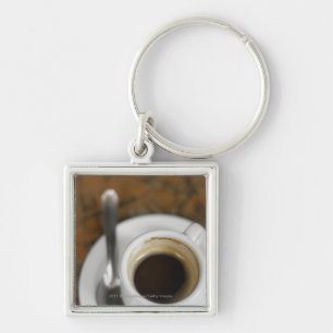 Nahaufnahme eines Tasse Kaffees 2 Schlüsselanhänger