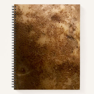 Nahaufnahme-Fotografie von Russet-Kartoffeln Spira Notizbuch