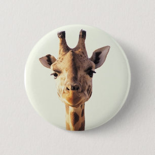 Nahaufnahme-Giraffe Button