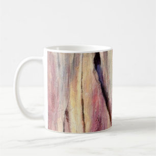 Nahaufnahme Ölmalerei abstraktes Hintergrundbild. Kaffeetasse
