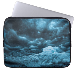 Nahaufnahme von blauem Eis, Island Laptopschutzhülle