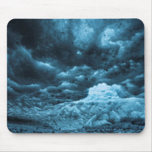 Nahaufnahme von blauem Eis, Island Mousepad