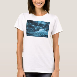 Nahaufnahme von blauem Eis, Island T-Shirt