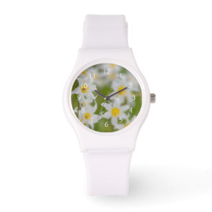 Nahaufnahme von Lawinenlilien Armbanduhr