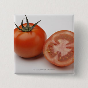 Nahaufnahme von zwei Tomaten Button