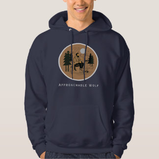 Nahbarer Wolf (Blau) Hoodie von JH Thornton