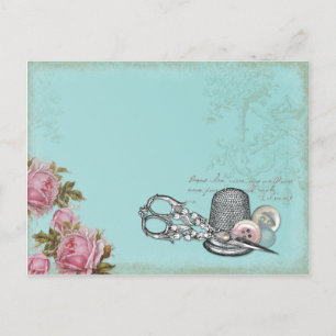 Nähbegriffe Postkarte