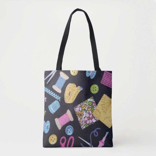 Nähbegriffe Tote Tasche (Vorderseite)