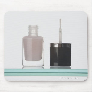 Nahe Aufbereitung einer Nagelpolster Mousepad