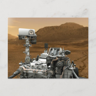 Nahe Aufführung der Mars Neugier Rover Postkarte