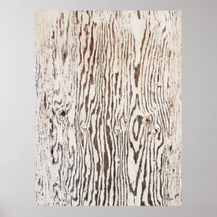 Nahe Aufnahmen von brauner Holzoberfläche Poster