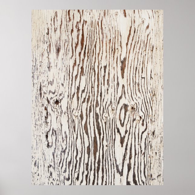Nahe Aufnahmen von brauner Holzoberfläche Poster (Vorne)