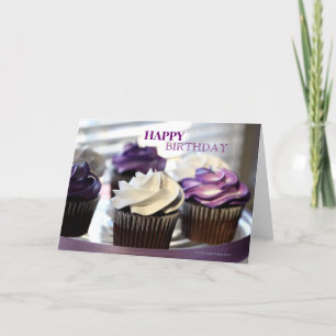 Nahe Ausstellung der Geburtstagskarte von Cupcakes Karte