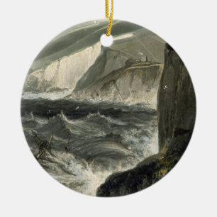 Nahe Beachy Kopf von 'einer Reise um großen Brite Keramik Ornament