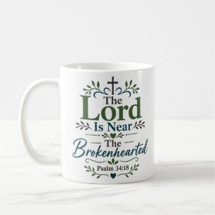 Nahe bei den Gebrochenen Inspirierendes Hoffnungsz Kaffeetasse