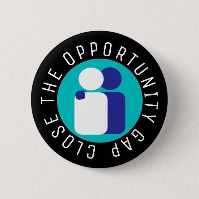 Nahe Bildung der Opportunitätslücke Button (Vorderseite)