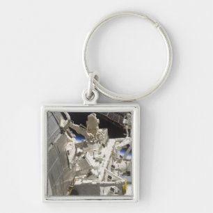 Nahe Darstellung der Komponenten Schlüsselanhänger