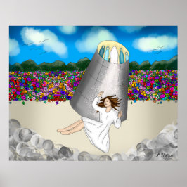 Nahe dem Tod erleben Kunst | Leben nach Tod Poster