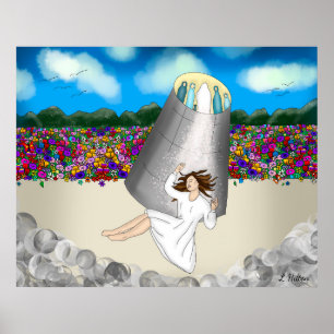 Nahe dem Tod erleben Kunst   Leben nach Tod Poster