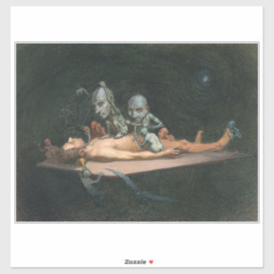 Nahe dem Tode erleben, wie böse Dämonenspirale zu  Aufkleber