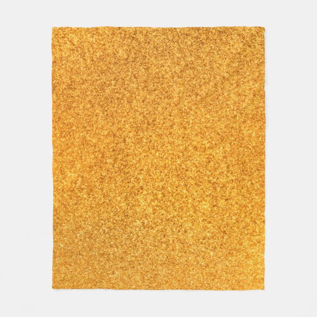 Nahe der goldmatten Metallstruktur. Shiny Metal Fleecedecke (Vorderseite)