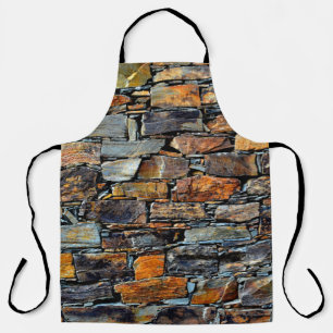 Nahe Detailansicht eines alten Steines w Schürze