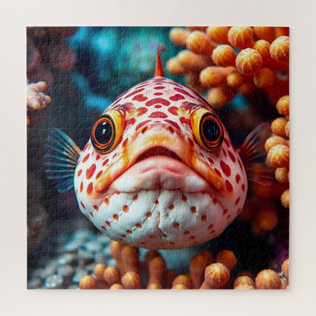 Nahe Fische und Korallen Puzzle (Vertikal)