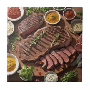 Nahe Grillzutaten Fliese