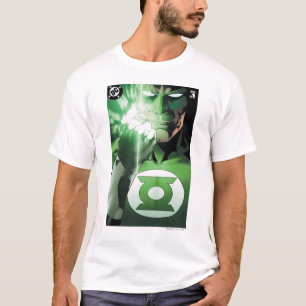 Nahe hohe Abdeckung der grünen Laterne T-Shirt