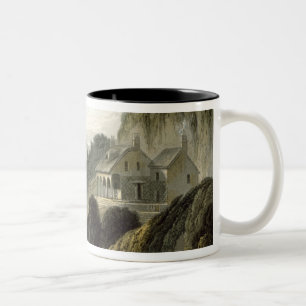 Nahe Kingswear auf dem Pfeil, Devon, von Volumen Zweifarbige Tasse