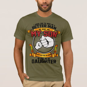 Nahe Liebe von Vater und Sohn T-Shirt