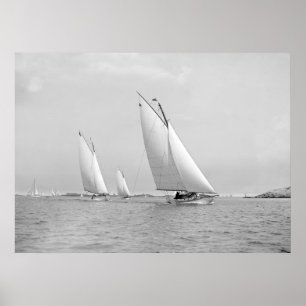 Nahe Marblehead segeln, 1901 Poster